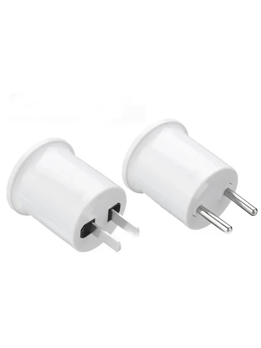 USBO Адаптер E27, белый, eu plug to e27, белый, фото 2