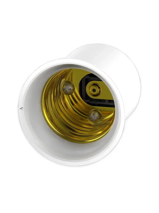 USBO Адаптер E27, белый, eu plug to e27, белый, фото 6