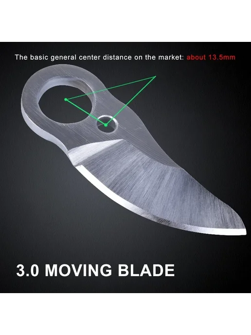 Alikote Секатор Moving Blade 3.0, 30mm A, зеленый