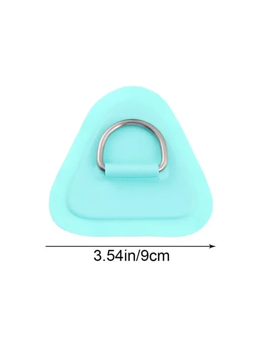 ПВХ-патч для лодки с кольцом из нержавеющей стали grey-8cm, серый, фото 7