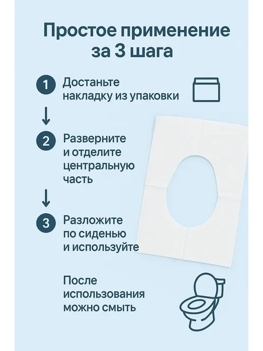 NUNAHome Одноразовые салфетки для туалета 5 упаковок, белый, фото 5