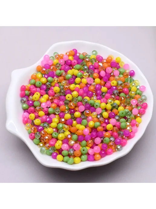 YanQi Бусины 4 мм, цвет xinhun 6, вариант