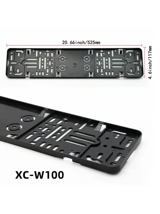HTJCK Держатель рамки номерного знака черный XC-W100, черный