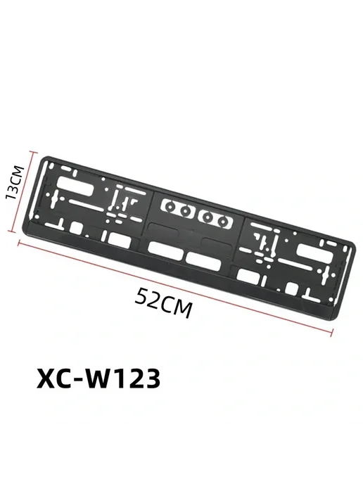 HTJCK Держатель рамки номерного знака черный XC-W100, черный, фото 6