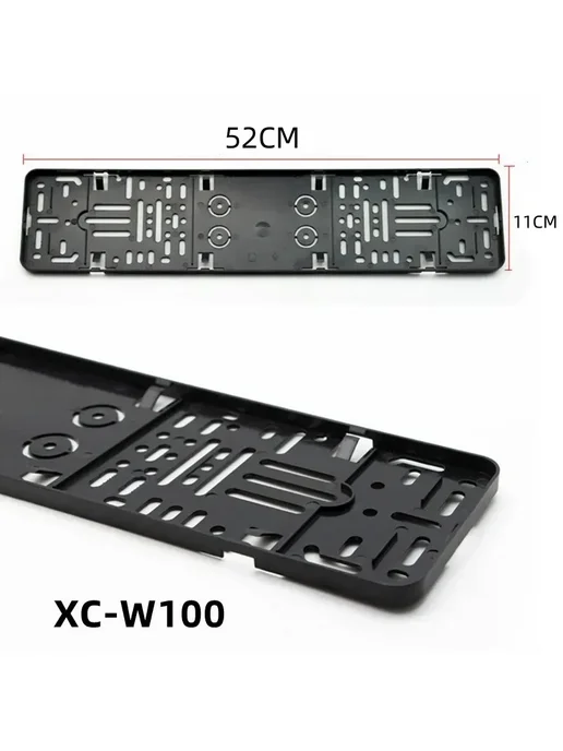 HTJCK Держатель рамки номерного знака XC-W123 Black, черный, фото 5