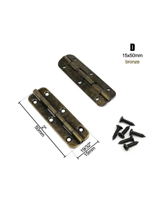 Michastu Мебельные петли D 15x50mm bronze 12 шт, 12 шт