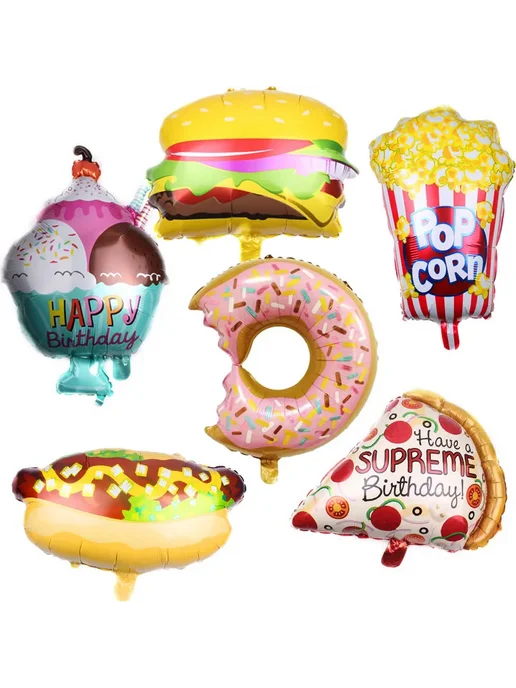 Алюминиевый шар Globos ice cream G, бежевый, фото 7