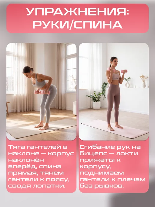 Гантели для спорта и фитнеса 2 шт по 3кг, 2 шт, 1 кг, фото 6