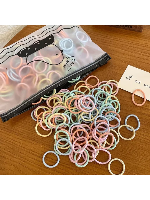 LISM Резинки для волос детские, 100PCS-A2, вариант, фото 7