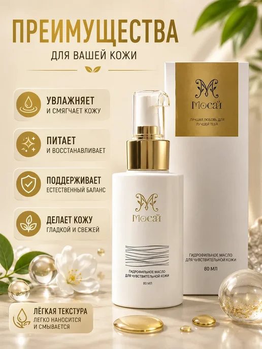 PLANA03 Гидрофильное масло для лица для чувствительной кожи 80 мл, 80 мл, фото 2