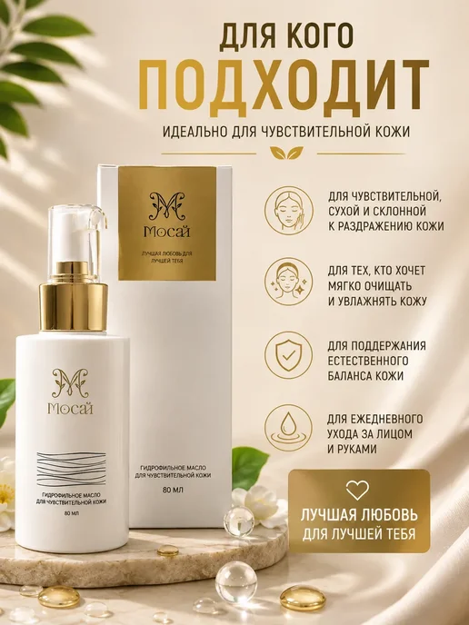 PLANA03 Гидрофильное масло для лица для чувствительной кожи 80 мл, 80 мл, фото 3