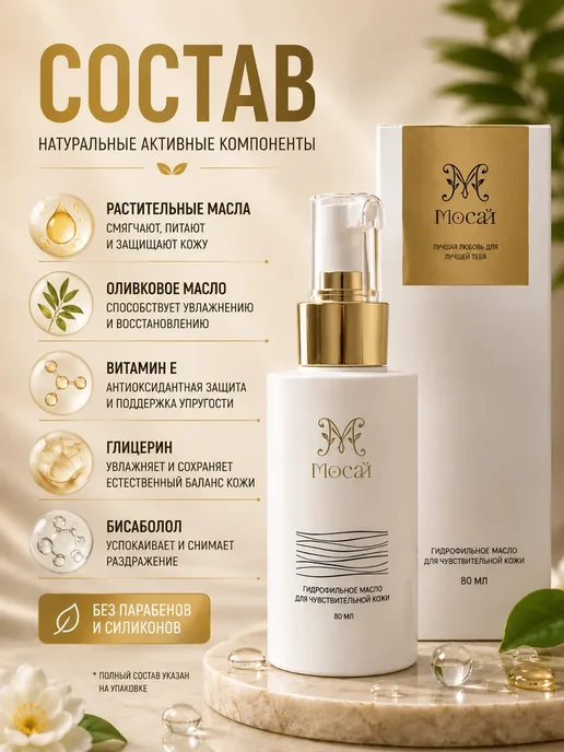 PLANA03 Гидрофильное масло для лица для чувствительной кожи 80 мл, 80 мл, фото 4