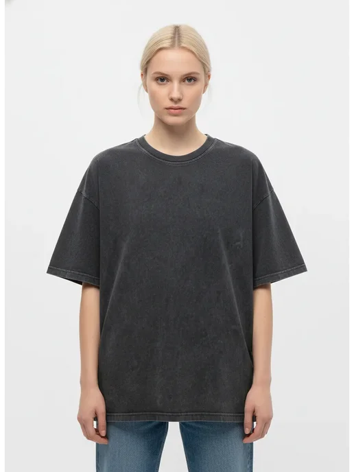 Футболка оверсайз хлопок Washed Oversize Tee