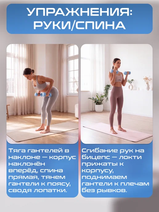 Гантели для спорта и фитнеса 2 шт по 3кг, 2 шт, 2 кг, фото 6