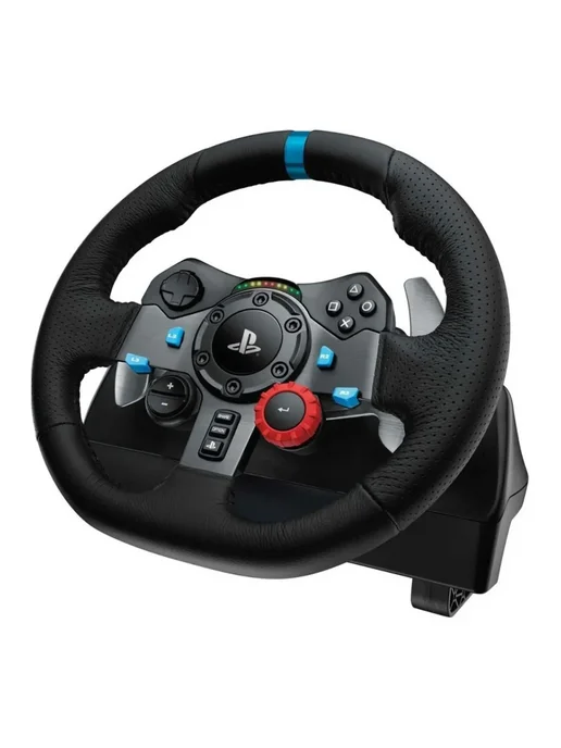 LOGITECH Руль игровой с педалями для ПК Driving Force G29 для PS5, черный, фото 3