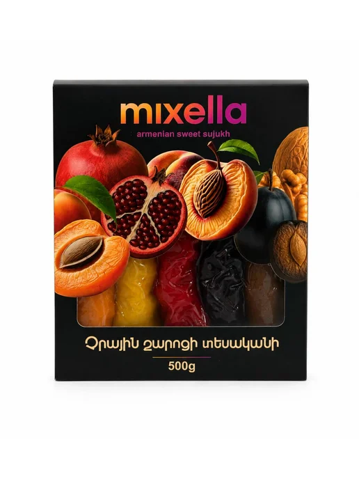 mixella Чурчхела ассорти Подарочные наборы продуктов 500г, 500 г, фото 4