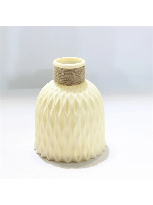 Нет бренда Пластиковая ваза для сухоцветов Beige, бежевый