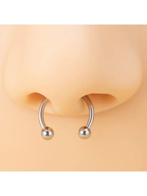 HONGTU implant Кольца для пирсинга черные HONGTU, нержавеющая сталь, 9 шт, 9 шт, фото 3