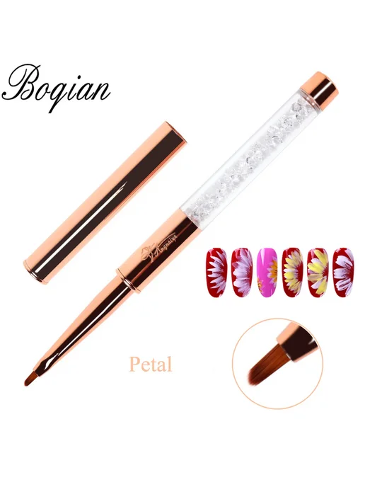 BQAN Акриловая кисть для ногтей BQIAN Petal, pink, розовый, фото 7
