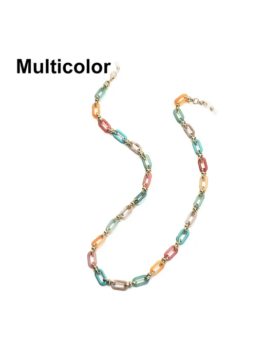 Нет бренда Цепочка для очков Multicolor, MULTICOLOR