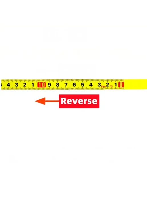 Wnew Рулетка самоклеящаяся 1M, Reverse - Yellow, желтый