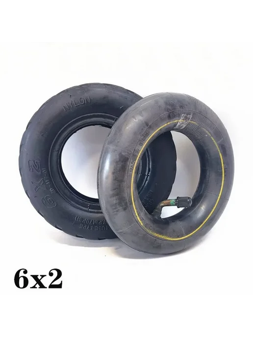 XMKO Камера внутренняя 6x2 дюймов для скутера, цвет Inner Tube, 6x2, фото 4