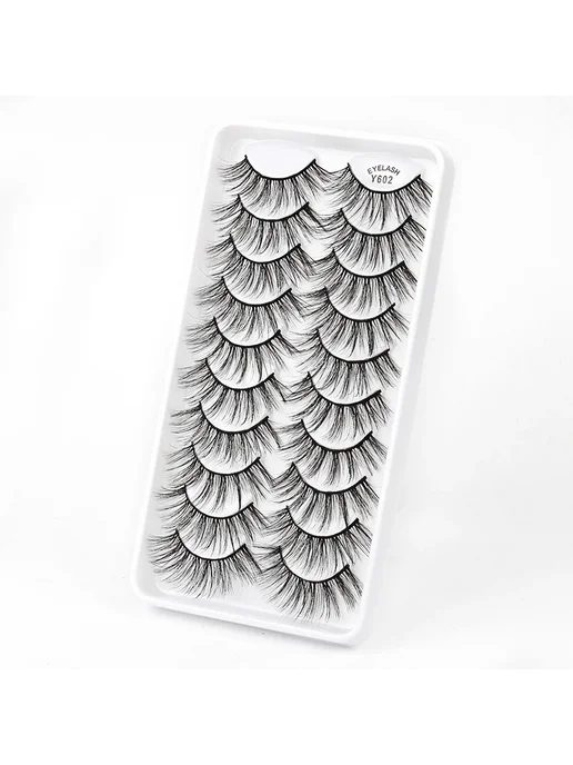 SHIDISHANGPIN Ресницы Eyelashes 10pairs Y606 Y6 10 пар, Y602