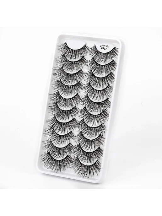 SHIDISHANGPIN Ресницы Eyelashes 10pairs Y606 Y6 10 пар, Y607