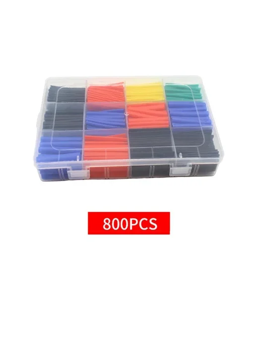ELECAPITAL Термоусадочная трубка 127Pcs Black no Box, 127 шт, фото 5