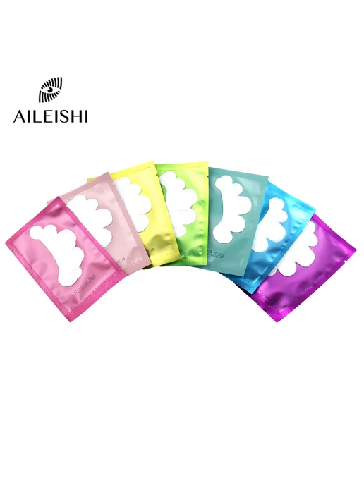 AILEISHI Наращивание ресниц 50 пар, прозрачные, зеленый, фото 2