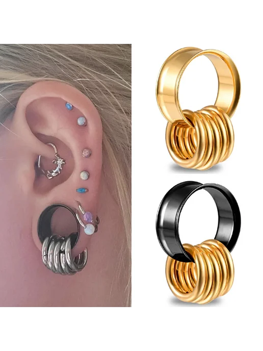 Нет бренда Doearko Ушные манометры из нержавеющей стали silver 8mm, серебристый, фото 2