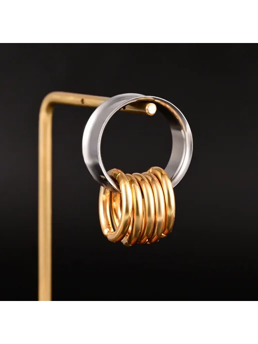Нет бренда Doearko Ушные манометры из нержавеющей стали silver 8mm, серебристый, фото 5