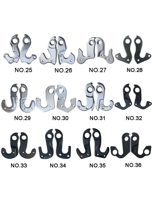 GANOPPER Вешалка для заднего переключателя MTB No.25, No.27, серый, фото 3