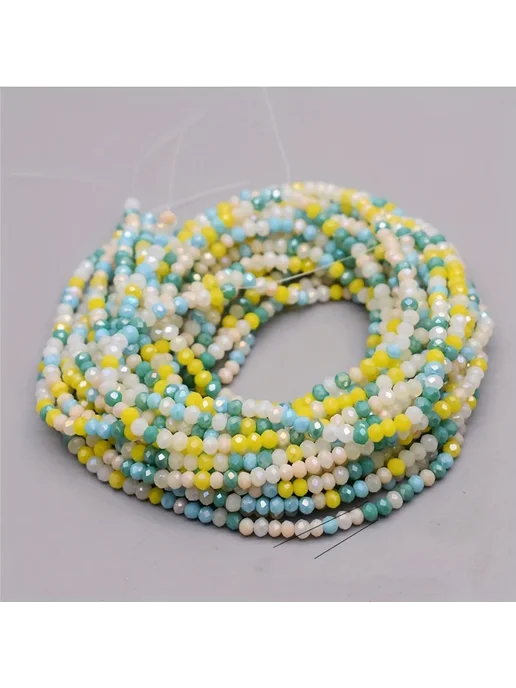 YanQi Бусины хрустальные розовые 2 мм, Color 23, розовый, фото 5
