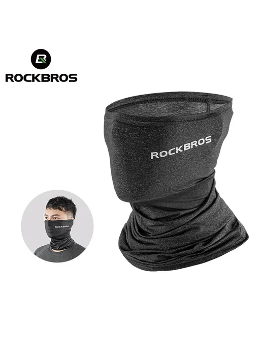 Нет бренда ROCKBROS Черный спортивный шарф-балаклава WB-001B, черный, фото 2