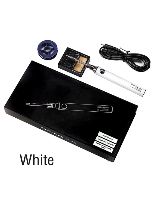 Aideepen Паяльник электрический 5В 8Вт White, 8 Вт