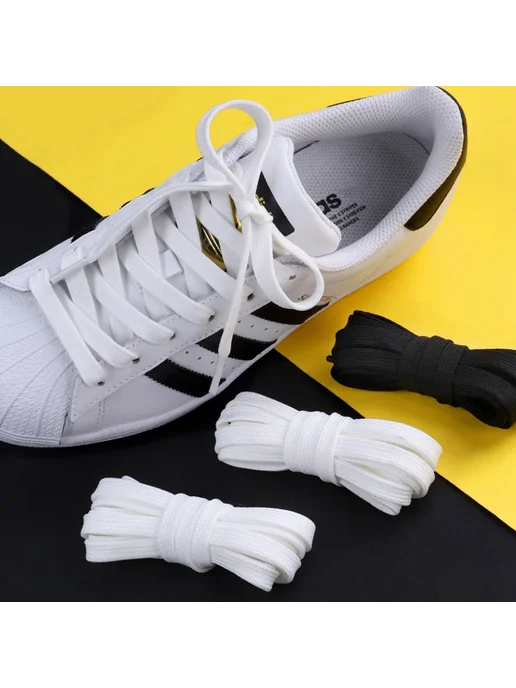 FASTLACES Черные шнурки для обуви 140 см, черный, фото 3