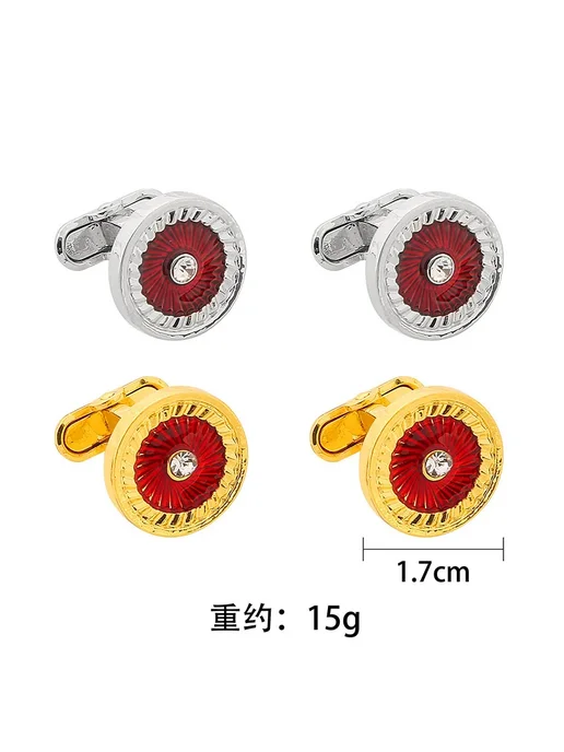 chyvenee Мужские запонки red cufflinks, красный, фото 5