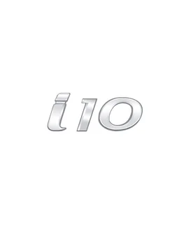 Металлический логотип I10, цвет 2