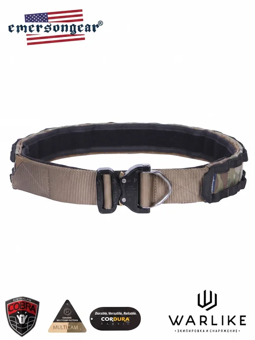 EmersonGear Пояс тактический разгрузочный COBRA Combat Belt, зеленый, фото 2
