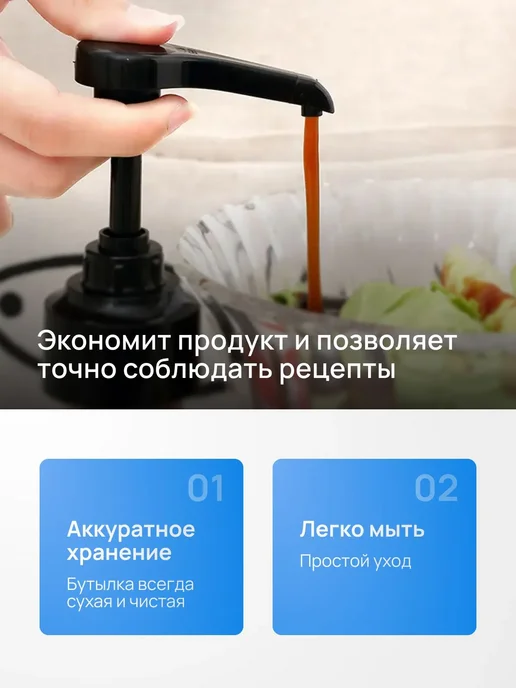 Дозатор для бутылки с сиропом 1 л, 31 мм,стекло,3 штук, 6 шт, фото 3