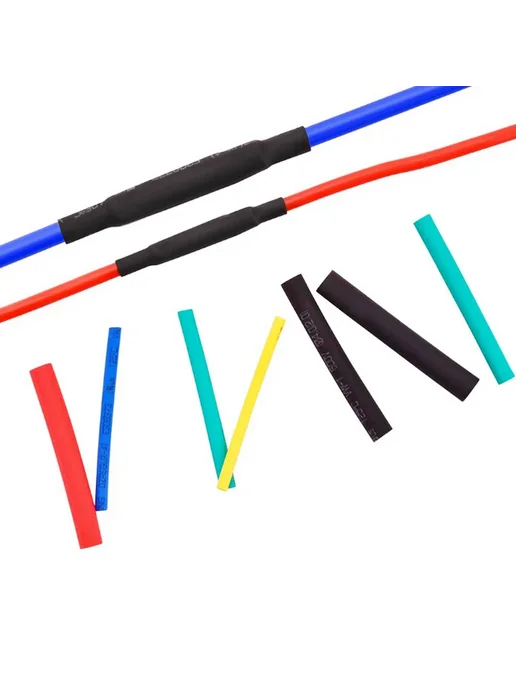 Нет бренда Теплоусадочные трубки из ПЭ 164pcs color, 164 шт, фото 4