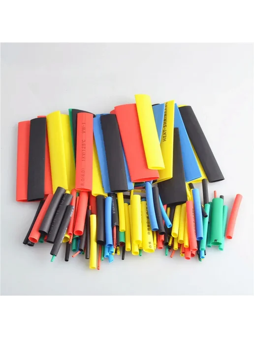 Нет бренда Теплоусадочные трубки из ПЭ 164pcs color, 164 шт, фото 5