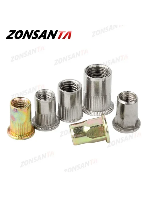 ZONSANTA Заклепка полушестигранная M10 нержавеющая сталь 10шт, 10 шт, фото 5