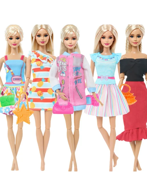 BJDBUS Кукла Barbie 11,5 дюйма, розовый, NO.7, розовый