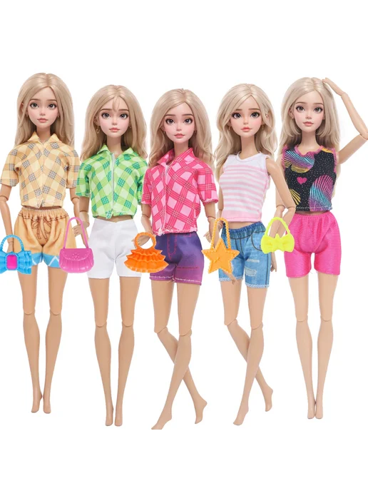 BJDBUS Кукла Barbie 11,5 дюйма, розовый, NO.7, розовый, фото 4