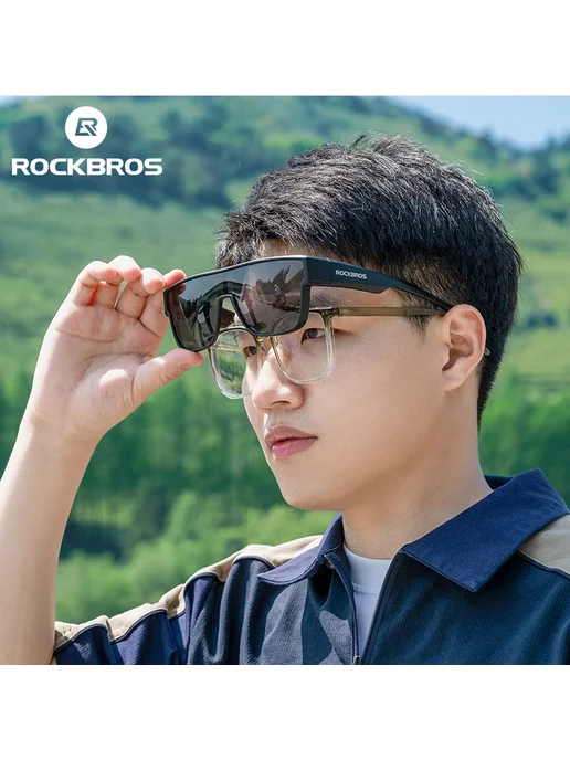 Rockbros Солнцезащитные очки черные, Color 14130003001, черный, фото 3