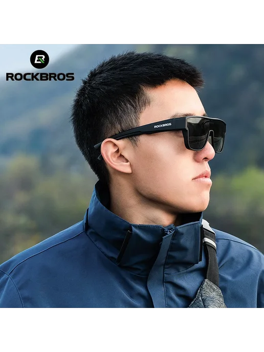 Rockbros Солнцезащитные очки черные, Color 14130003001, черный, фото 7