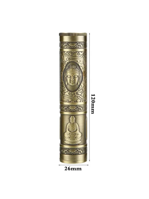 Нет бренда Металлический портсигар Будда Golden Buddha, Будда Golden Buddha, фото 7