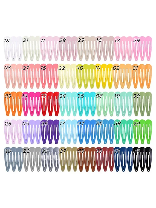 KYDZSW Металлические заколки для волос 10 шт. 18 White, 10 шт, фото 6